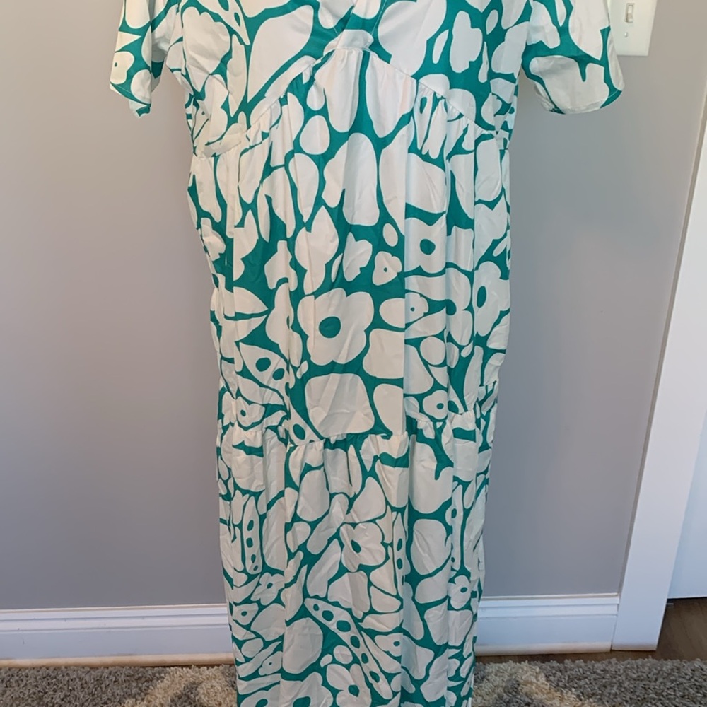 Women’s Summer tier causal boho floral dress size XXL - Picture 3 of 13